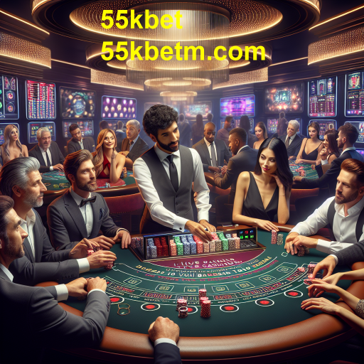 Experimente a Emoção dos Cassinos Ao Vivo no 55kbet